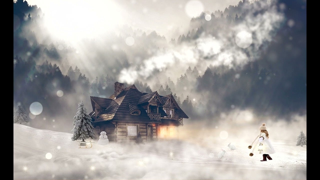 White Noise   Snowy Forest Silence + Gentle Wind for Deep Sleep & Calm