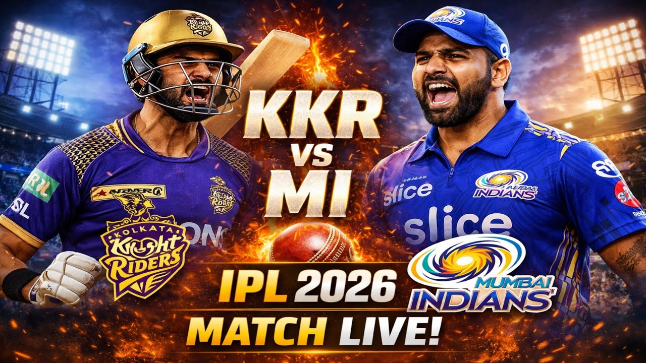KKR vs MI: The 2026 REMATCH You CANNOT Miss! 🤯