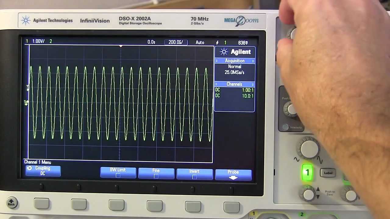 Tutorial: How to use an Oscilloscope #2 - How to acquire a signal.