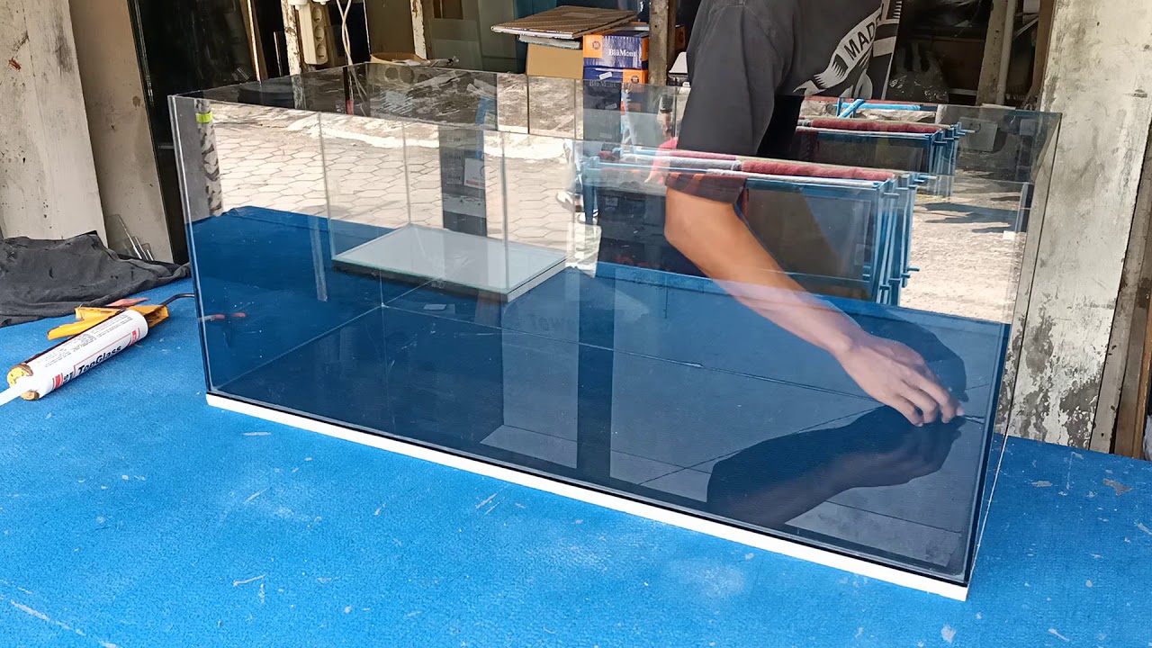 Tutorial Pembuatan Aquarium 100x40x40 Full Riben