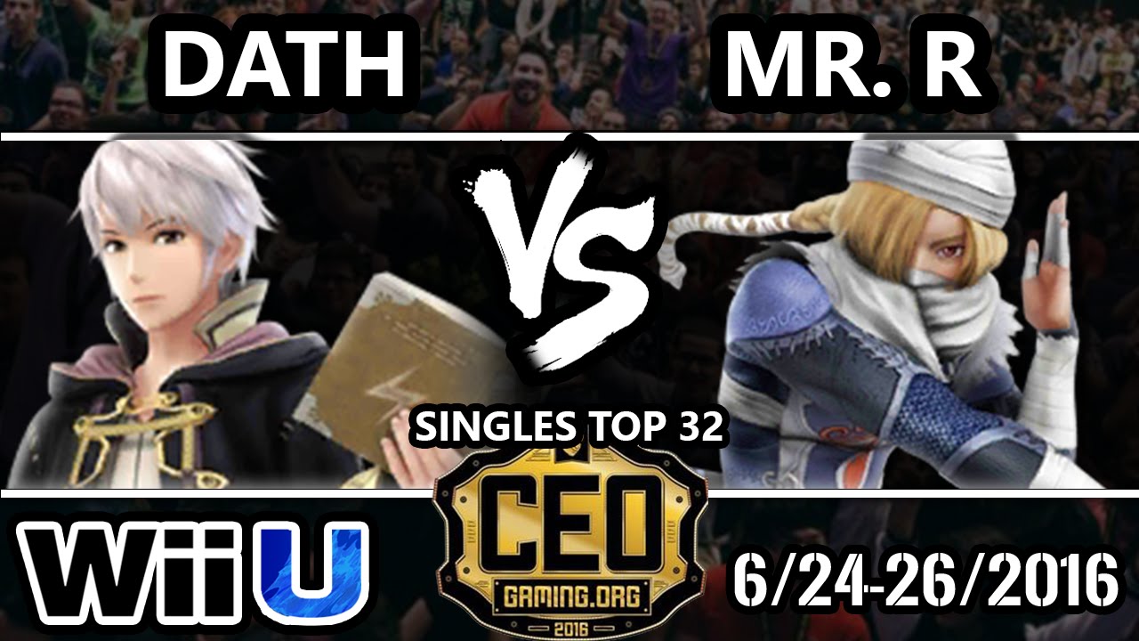 CEO 2016 - Mr. R (Sheik) Vs. Dath (Robin) - Winners Round 2 - Smash Wii U
