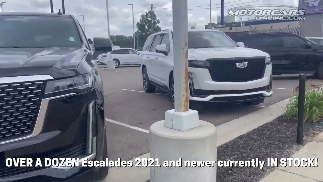 Over a DOZEN Escalades 2021 and newer IN STOCK!
