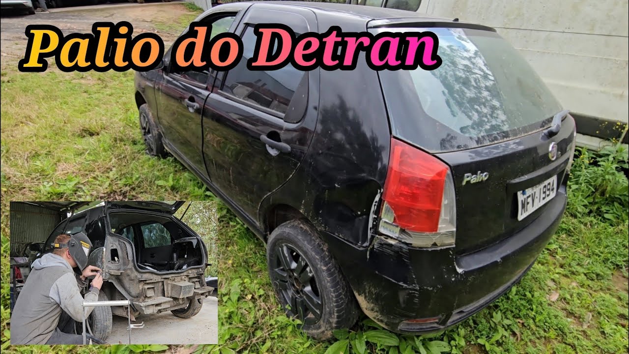 Começamos na Funilaria do Palio que foi comprado no leilão do Detran