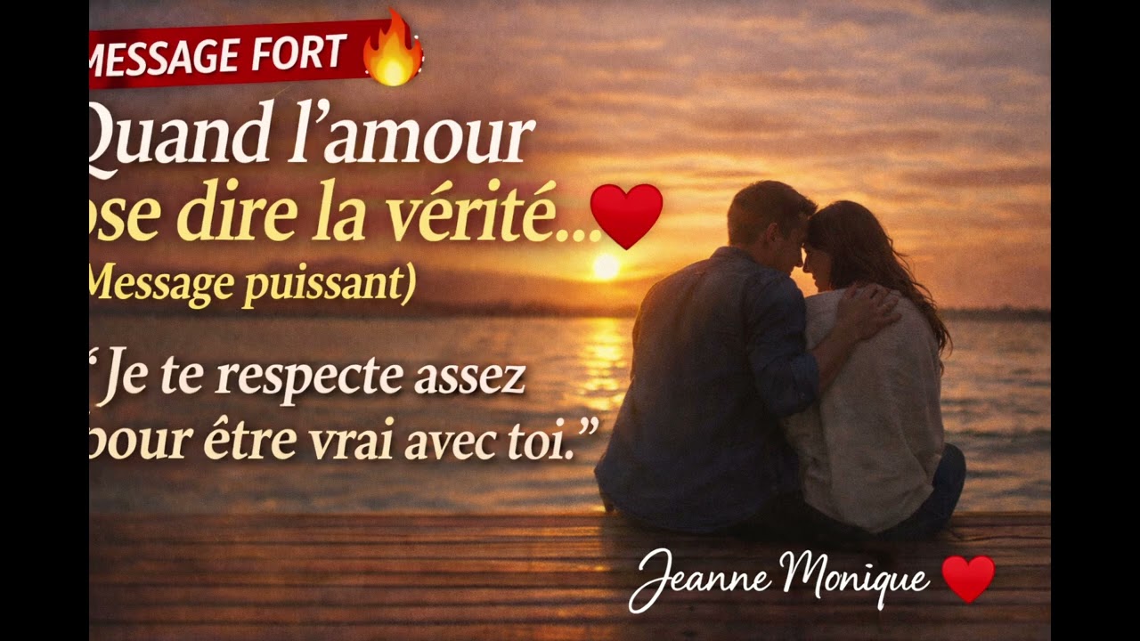 Quand l’amour ose dire la vérité…