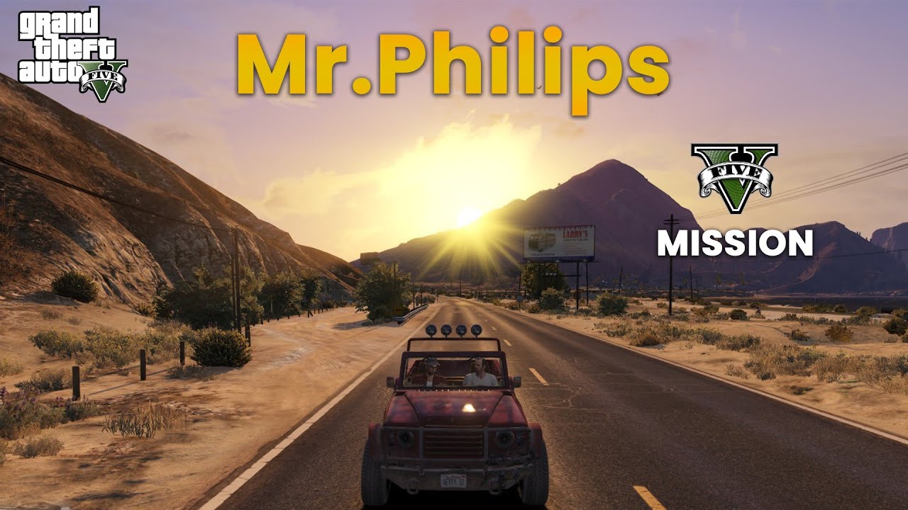 GTA 5 Mr. Philips Mission Gameplay | Trevor First Entry 🔥