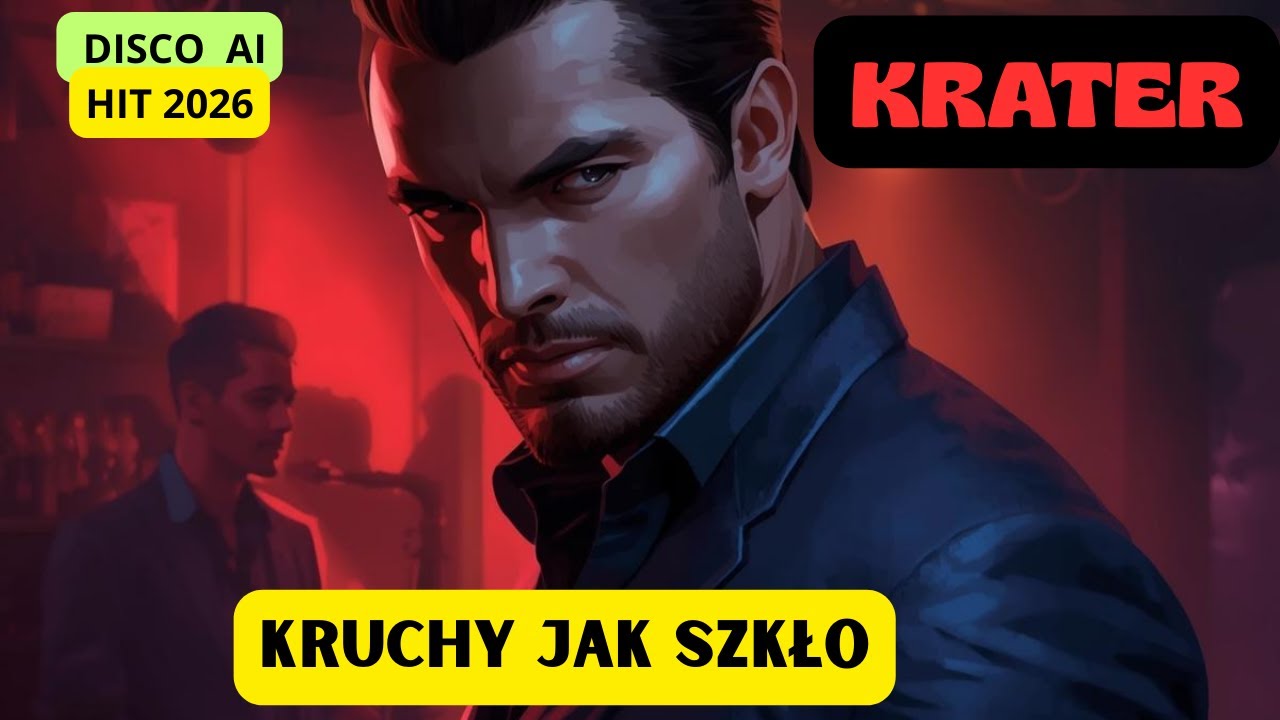 Krater Kruchy jak szkło (Official Video) Disco Pop AI Hit