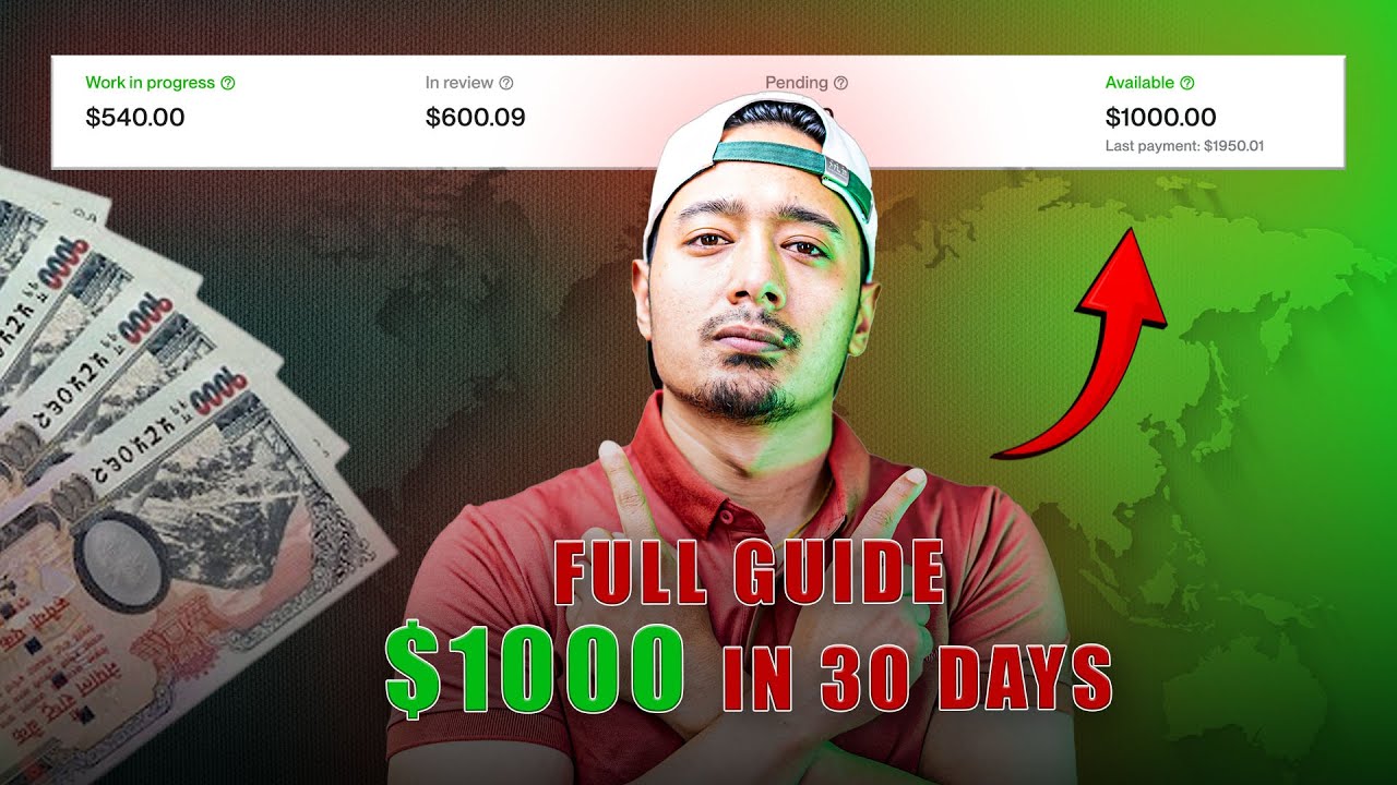 How to apply for a job on Upwork? Online Freelancing job in Nepal with payment proof