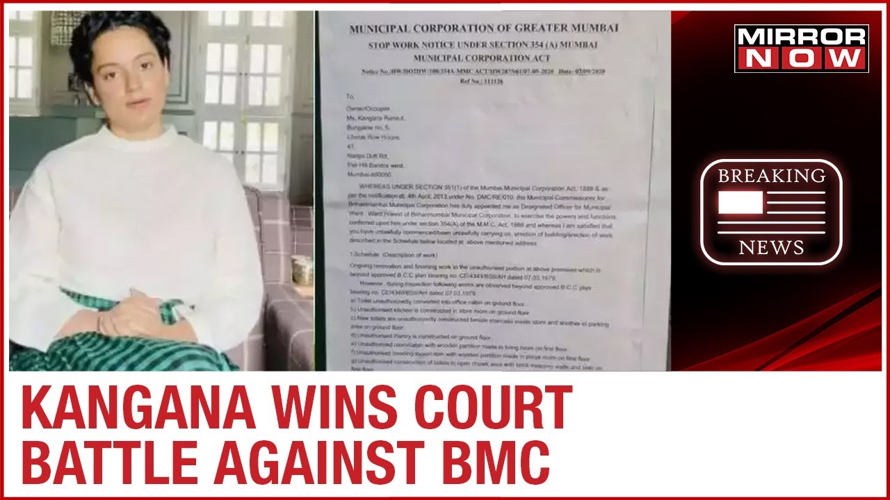 Kangana Ranaut wins court battle; Bombay HC says &lsquo;BMC&rsquo;s action was sinister & premeditated&rsquo;