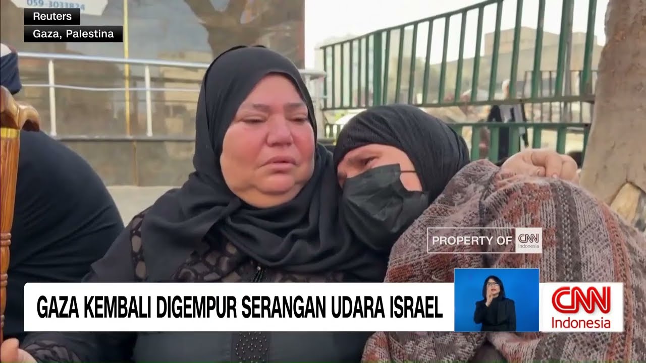 Gaza Kembali Digempur Serangan Udara Israel