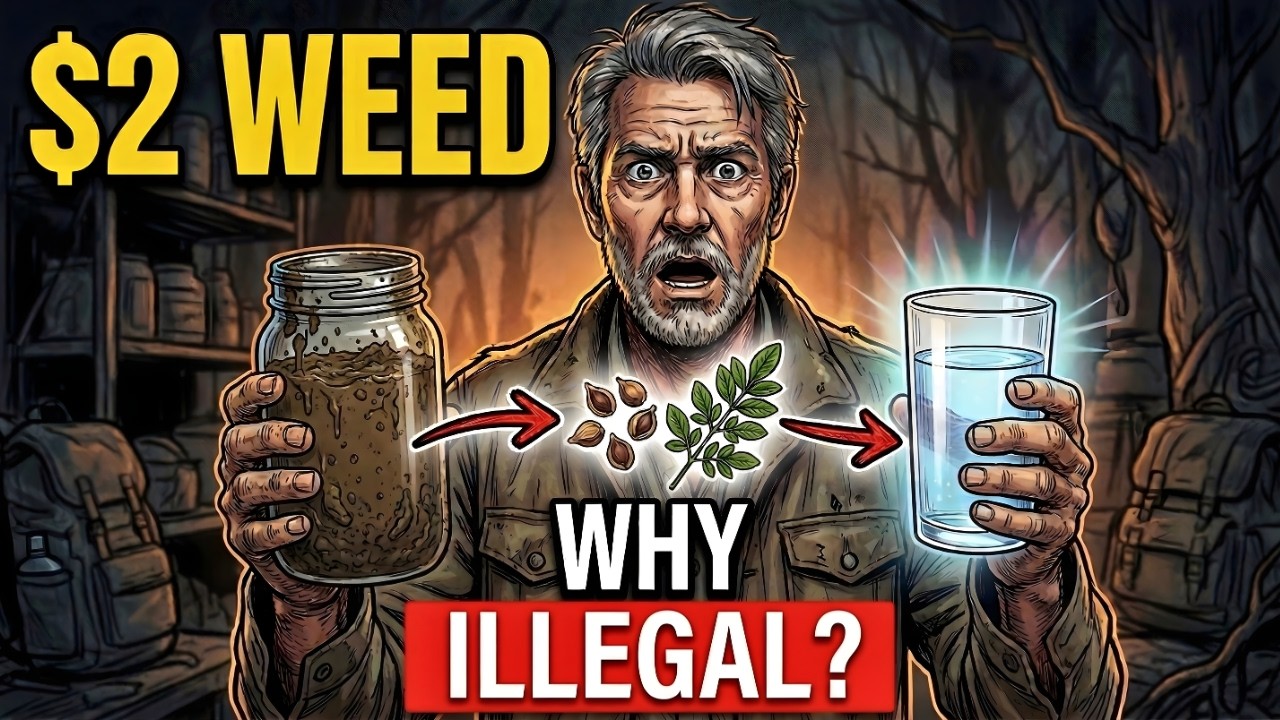 FREE Purified Water FOREVER From a $2 Weed. Why Is It ILLEGAL?