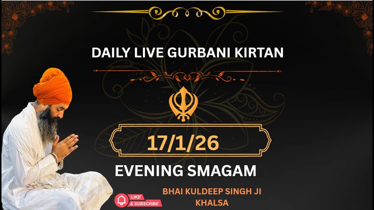 HD DAILY LIVE GURBANI KIRATN || BHAI KULDEEP SINGH JI KHALSA |