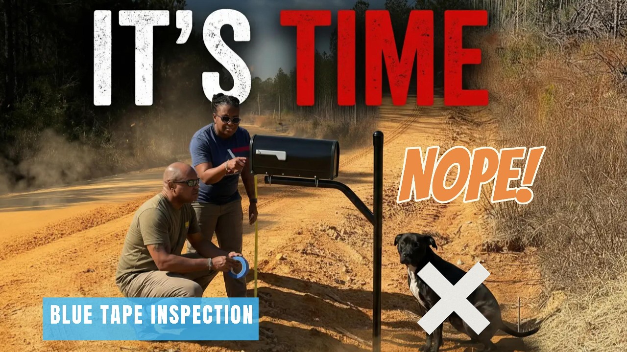 Mailbox install, Squatting dog, and Final Walkthrough'