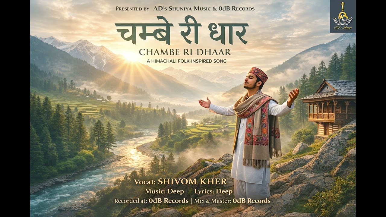 Chambe Ri Dhaar | Shivom Kher | Himachali Folk Song | AD's Shuniya Music | 0dB Records | Folk 2026