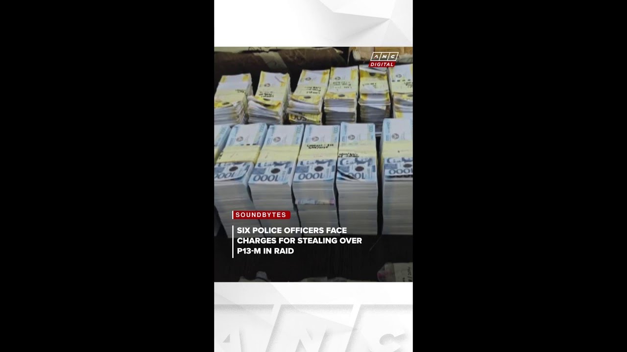 PH cops face raps over P13-M theft in raid | ANC