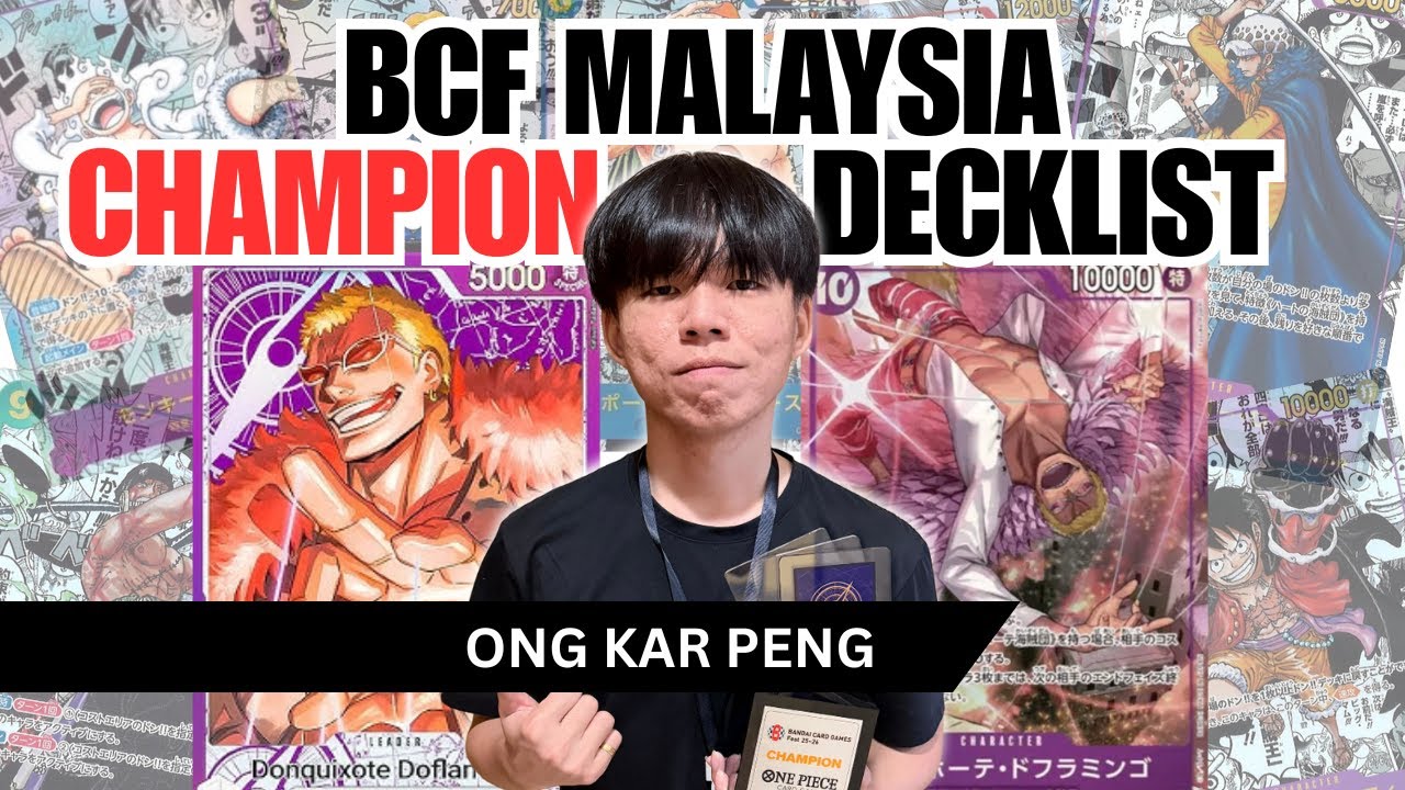 Bandai Card Games Fest Malaysia CHAMPION Deck REVEALED!