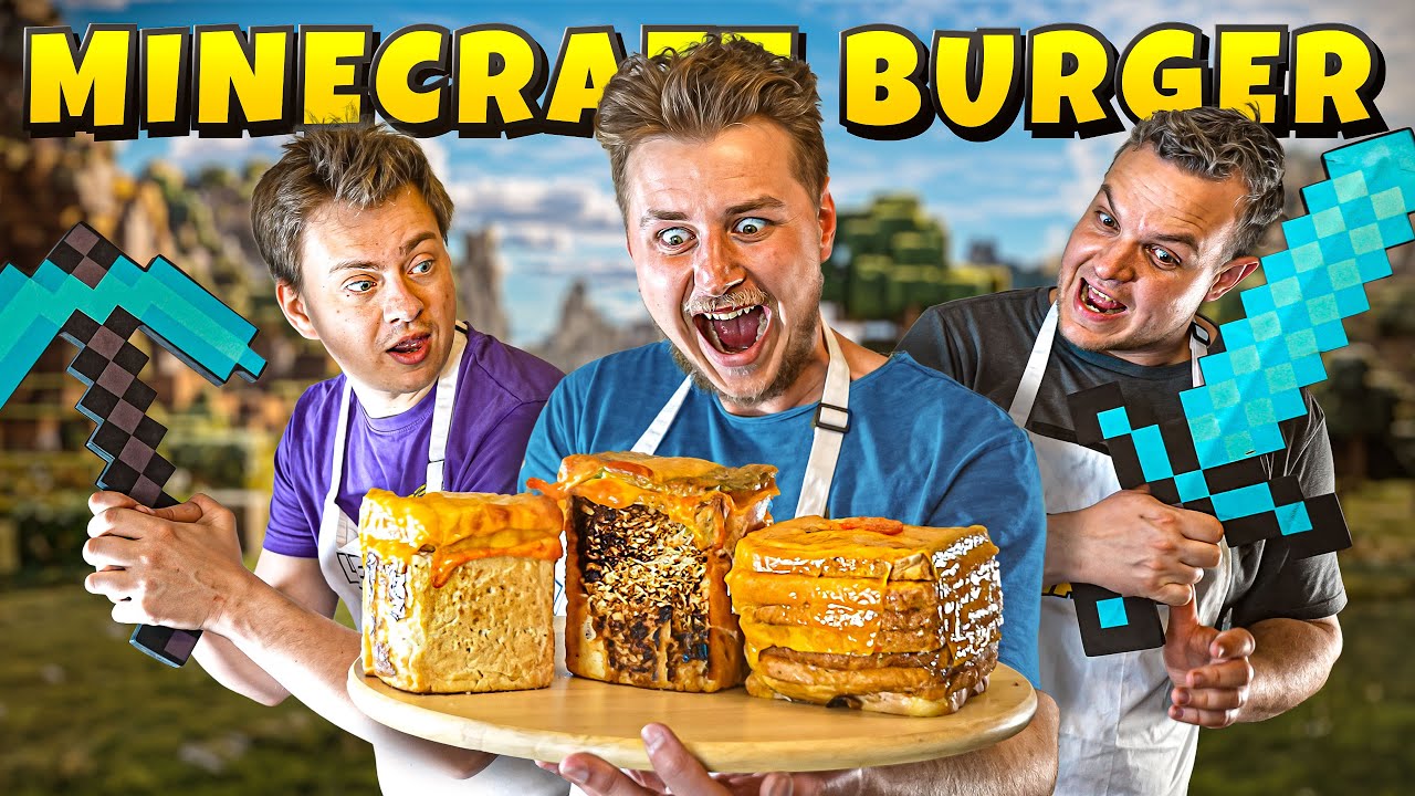Skutečn&yacute; Hamburger z Minecraftu / Levn&eacute; vařen&iacute;