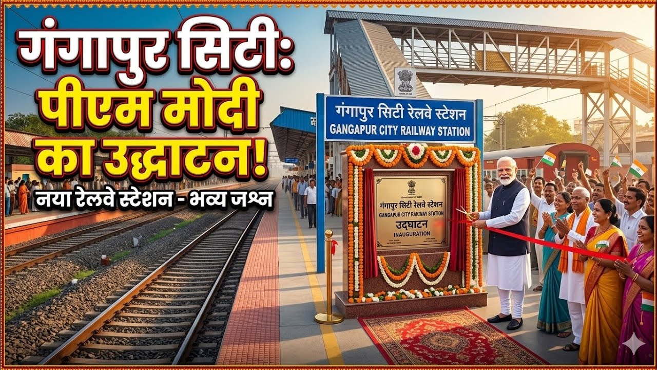 PM Modi करेंगे , गंगापुर सिटी रेलवे स्टेशन का उद्घाटन! 😍 | Gangapur City Railway Station Vlog#pmmodi