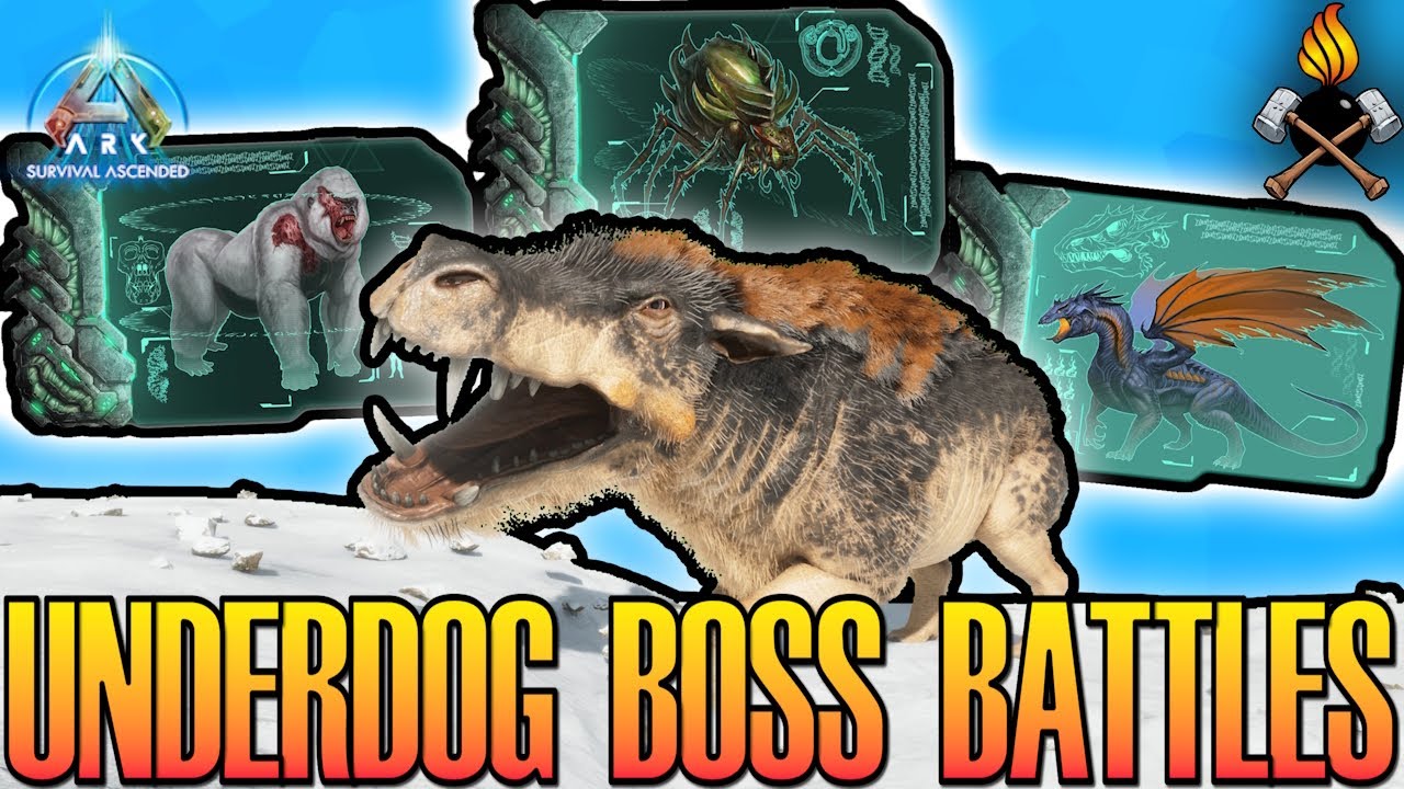 Daeodon vs. The Island Bosses! [Underdog Boss Battles!]