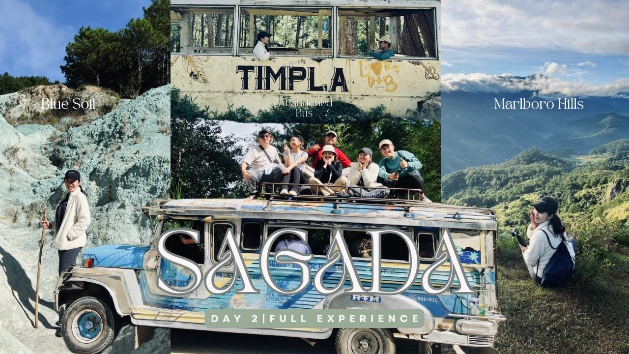 Hike in the famous Marlboro Hills, Blue Soil and Abandoned Bus | Full Experience | Sagada Day 2
