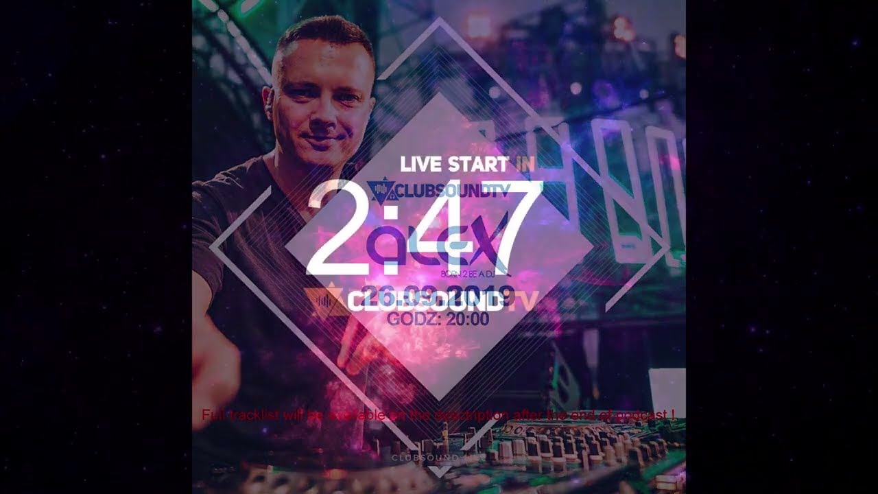 DJ ALEX live at CLUBSOUNDTV (2019-09-26)