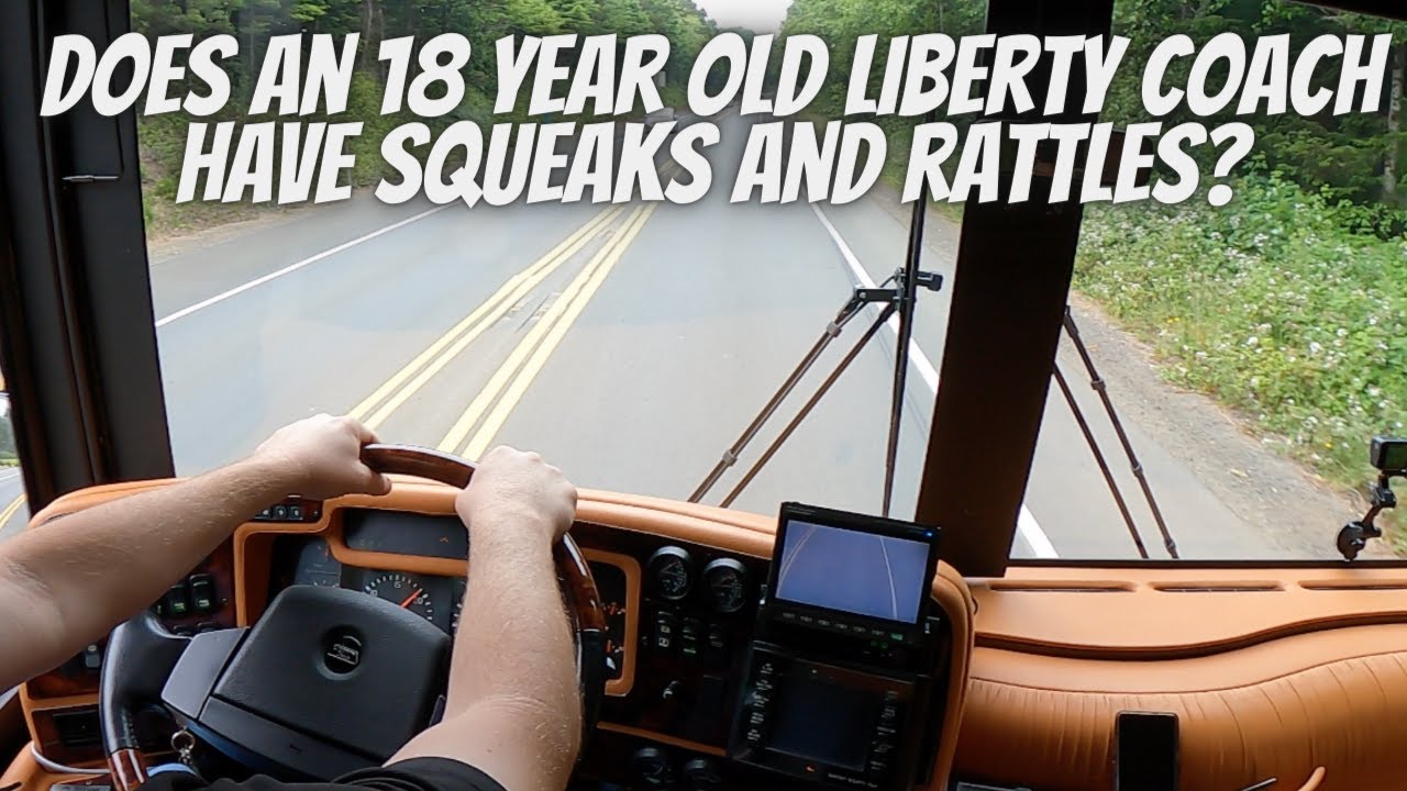 Тест-драйв 18-летнего Prevost Liberty Coach БЕЗ СКОЛЬЖЕНИЯ (НОВЫЙ, 1,3 МЛН. ДОЛЛАРОВ!)