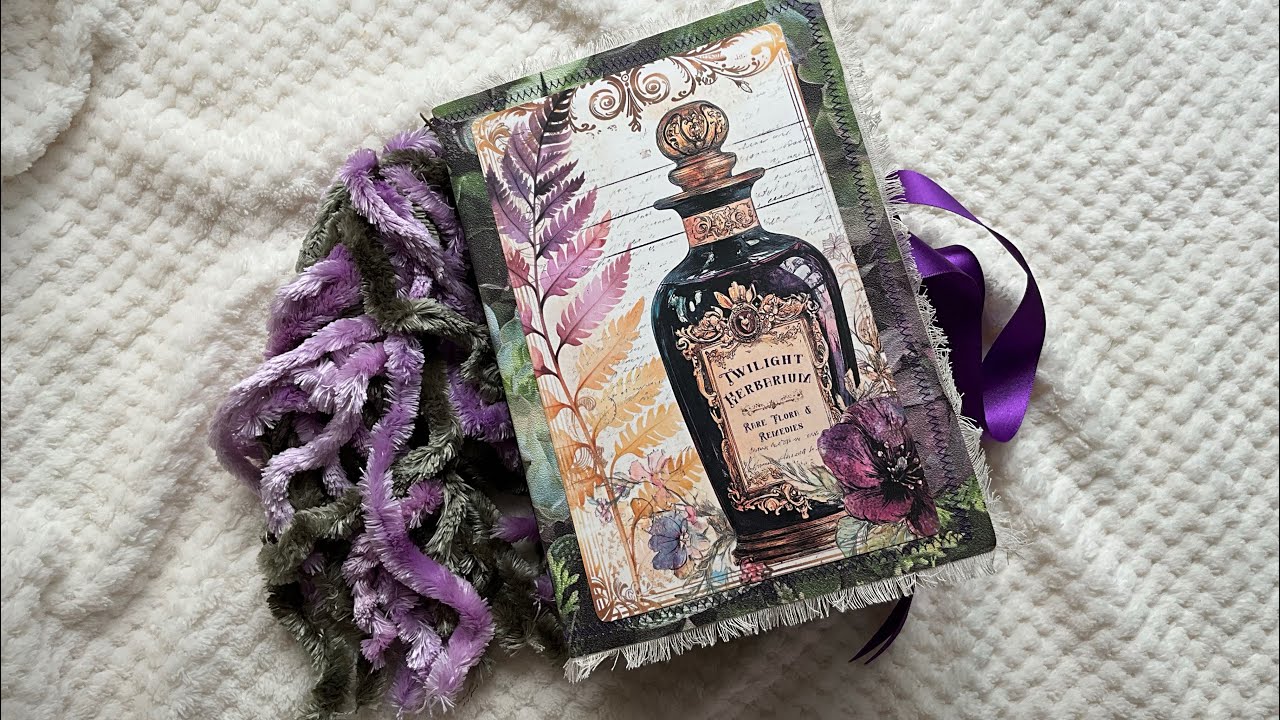 Twilight Herbarium junk journal full flip through - SOLD Thank you.