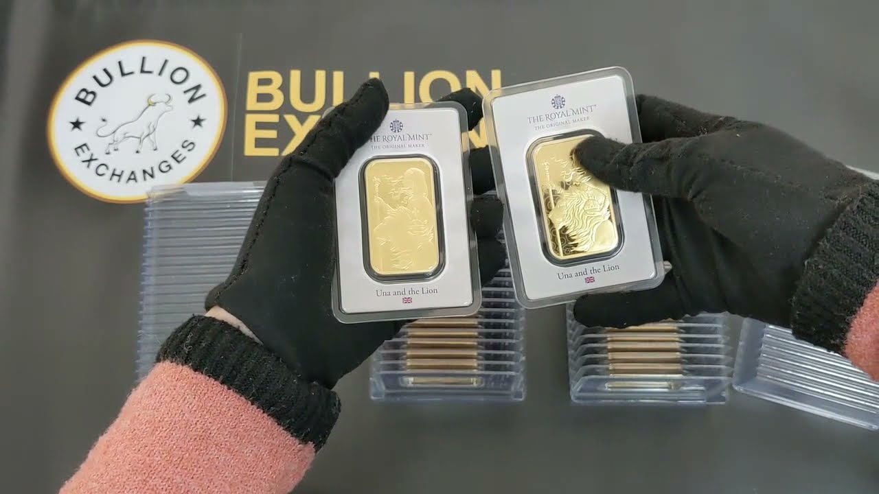 Una and the Lion Gold Bars Serious Packaging Unboxing by Bullion Exchanges