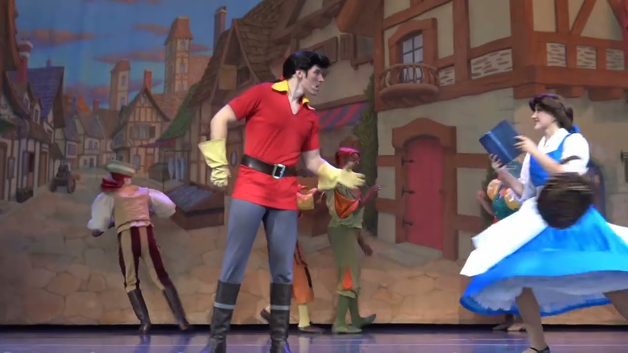 Disney World Beauty and the Beast Stage Show 3rd row center stage November 1 2024 4pm Show