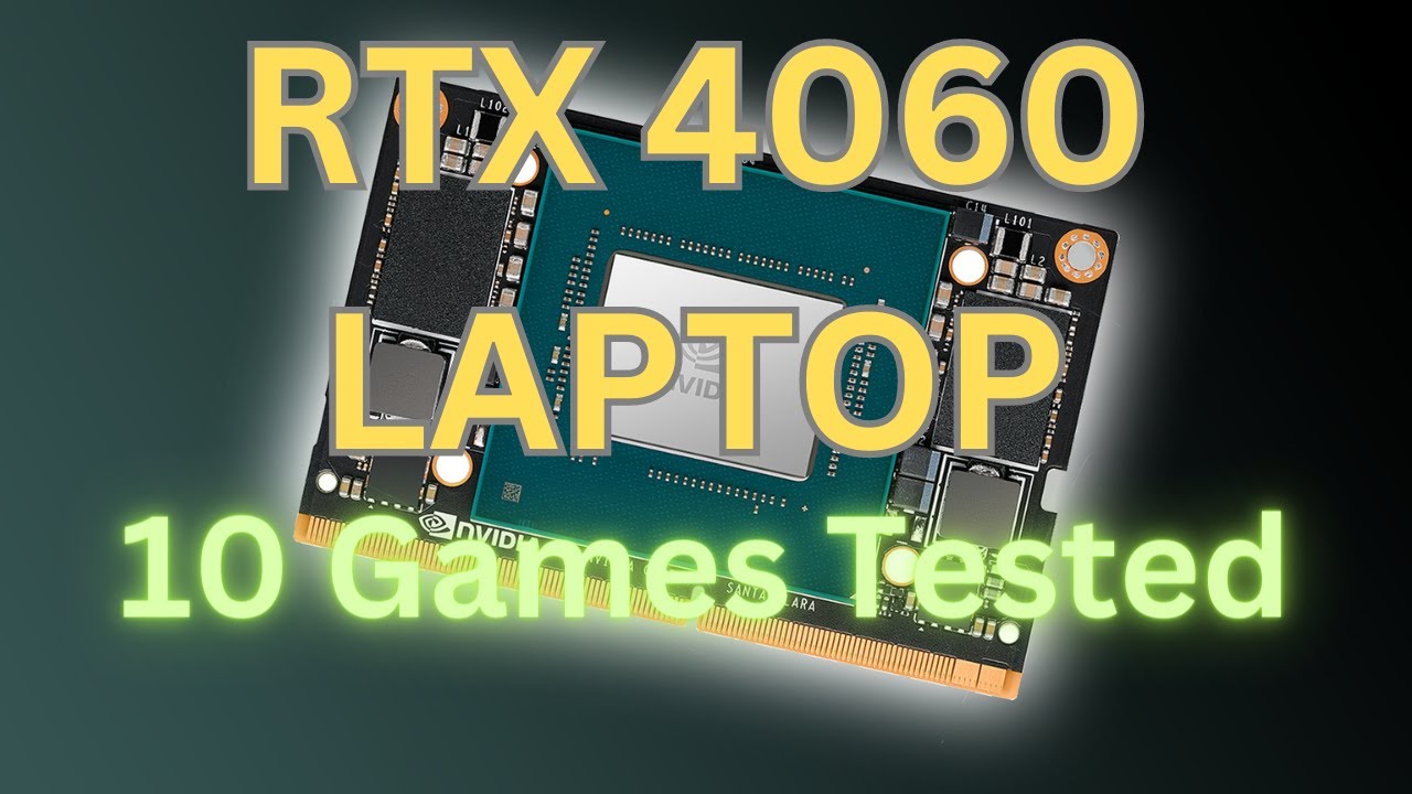 RTX 4060 Laptop + Core i7-13650HX - 10 games tested in 1080p