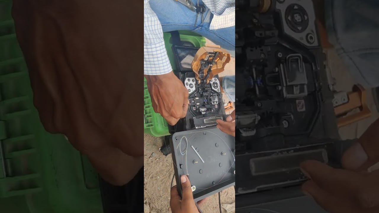 Fiber ftth wifi connection  installation #opticalfiber #india #electrical #technology #drone #fiber
