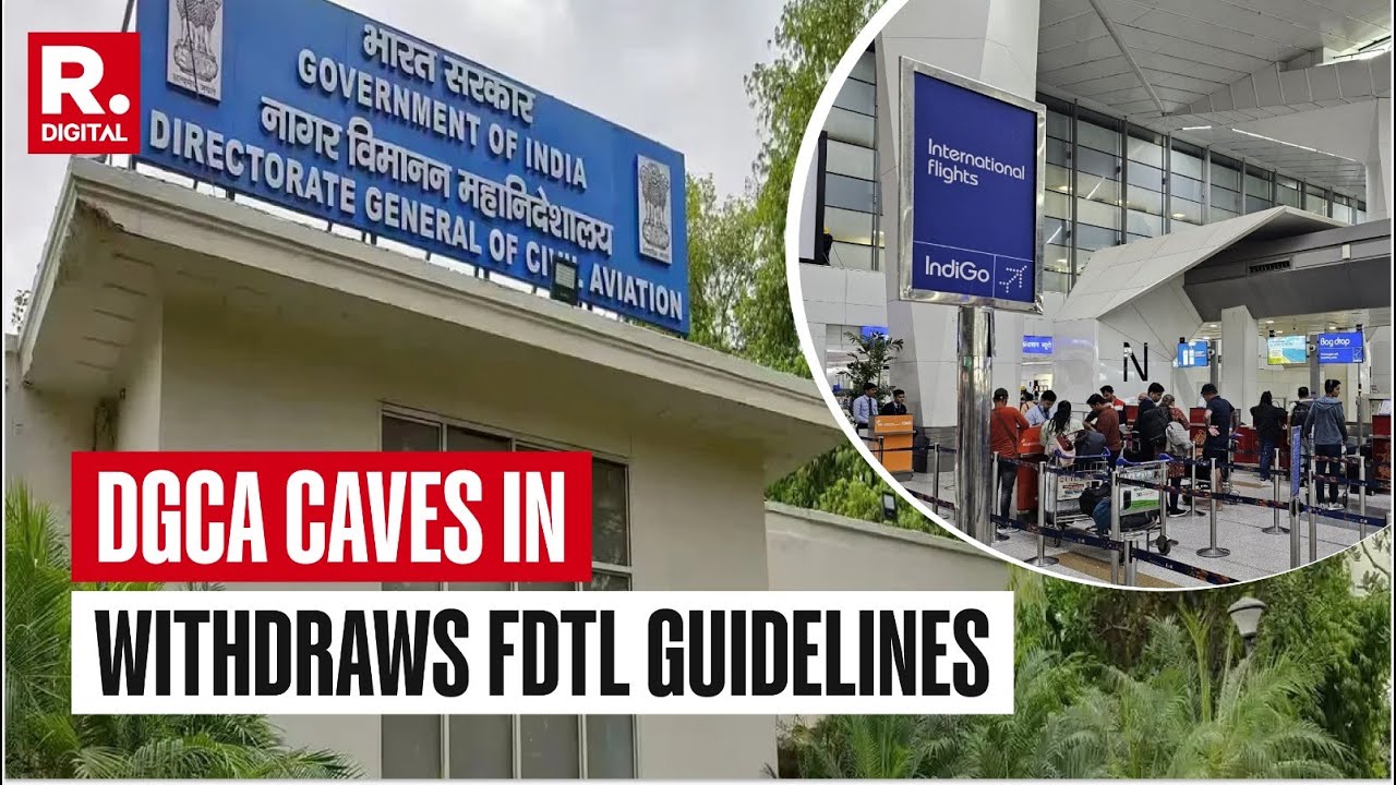 IndiGo Meltdown: DGCA Gives In, Relaxes Critical FDTA Rules To Resolve Crisis