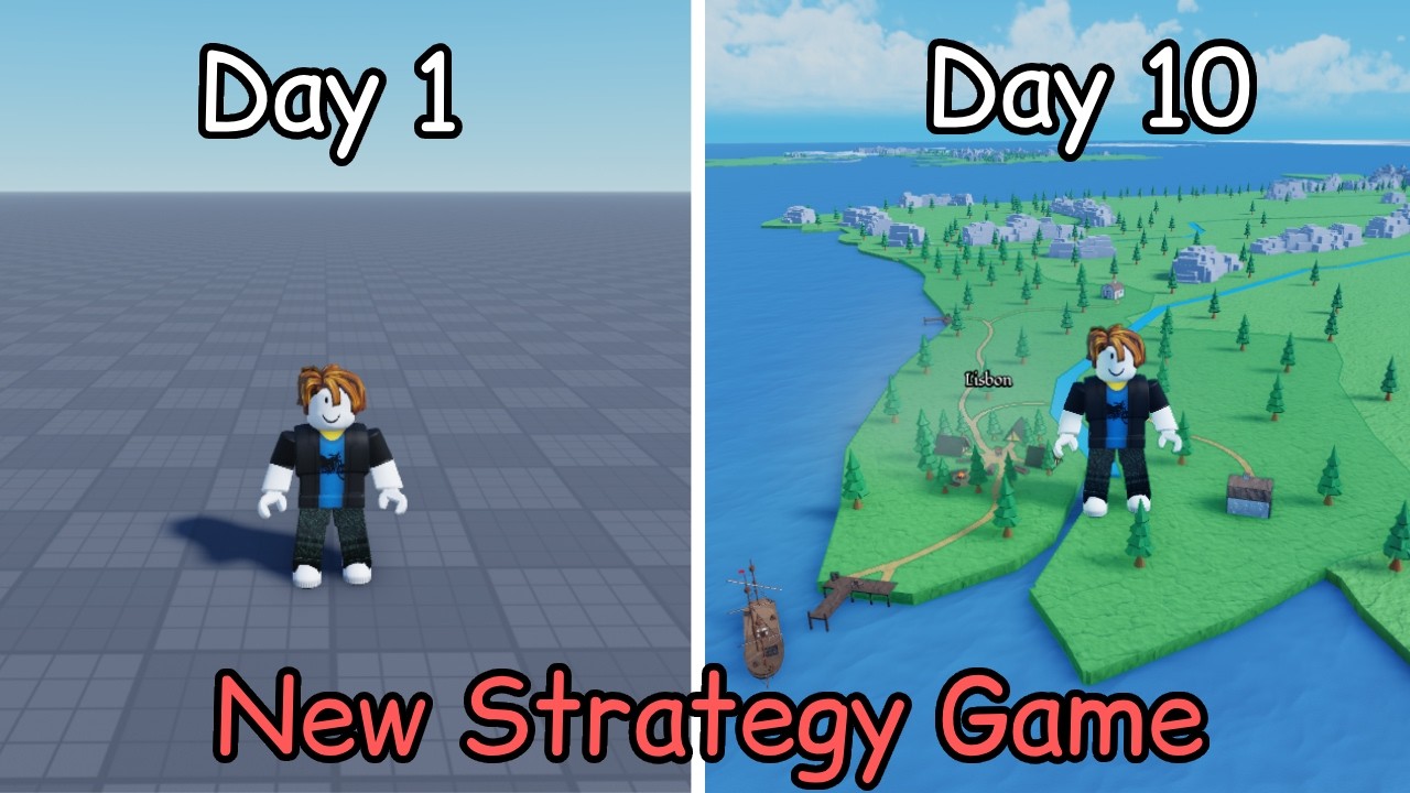 FIRST 10 Days Creating a Roblox Strategy Game!