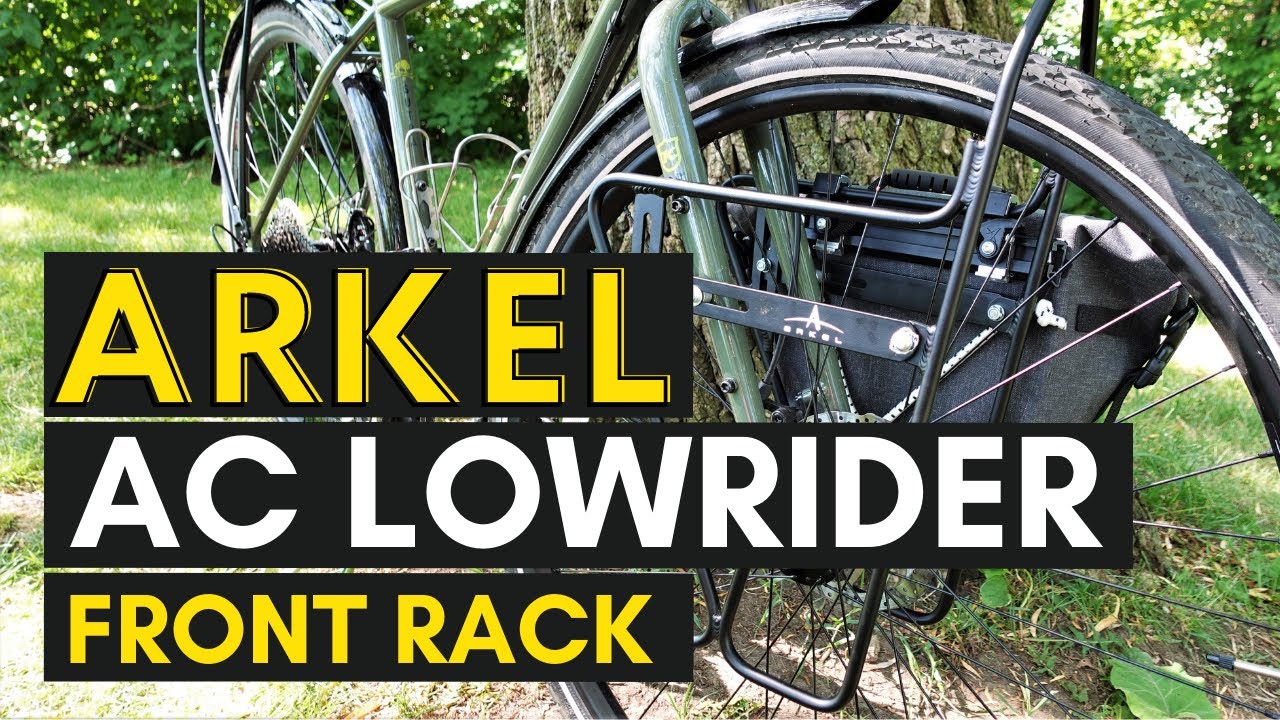 Arkel AC LowRider Front Rack Installation on a Kona Sutra Touring Bicycle | Bicycle Touring Setup