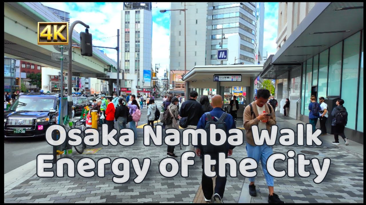 Osaka Namba Walk | Energy of the City 4k #osaka #japan #4k