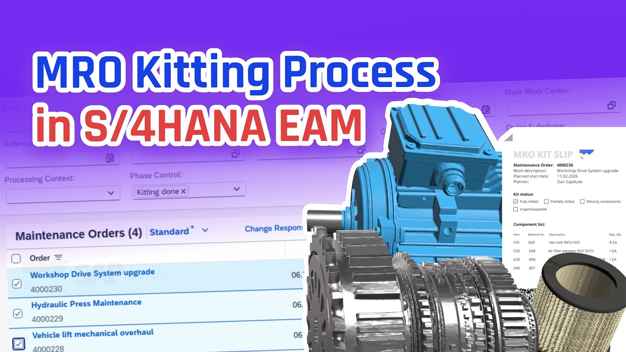 SAP S/4HANA MRO Kitting Explained (Spare Parts Staging in Maintenance)