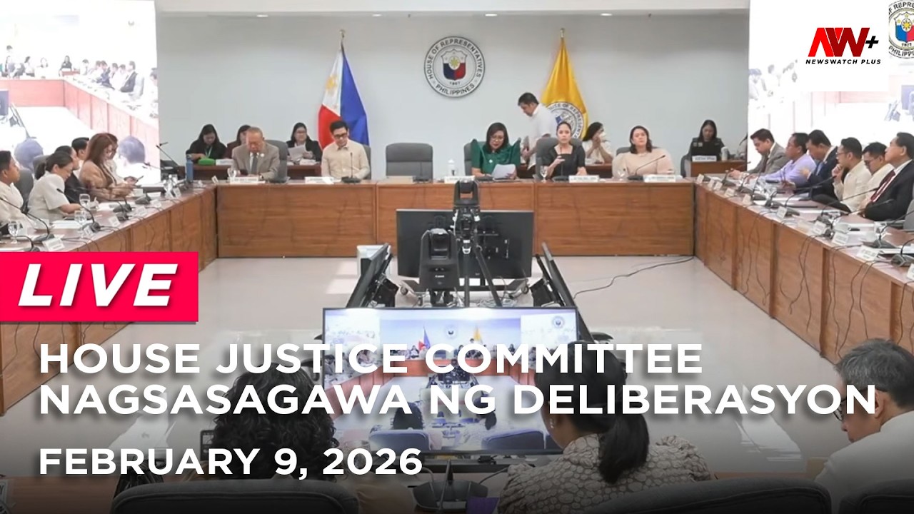 House Justice committee nagsasagawa ng deliberasyon | NewsWatch Live