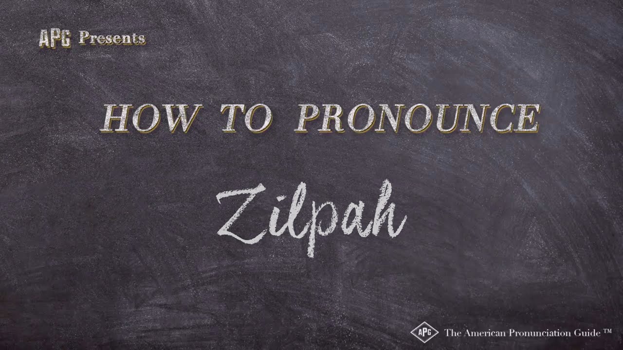 How to Pronounce Zilpah (Real Life Examples!)