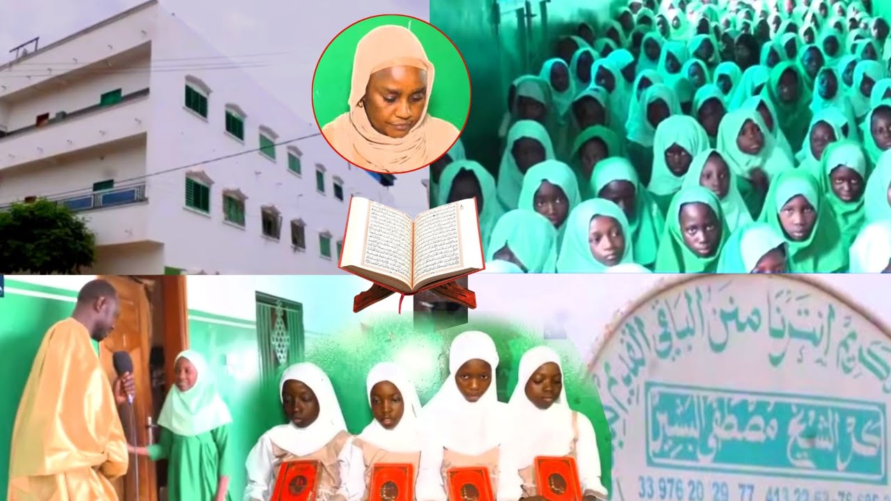 Institut Minanoul BAkhil Khadim de Sokhna Mously Mbacke 4 enfants qui ont mémorisé le saint coran