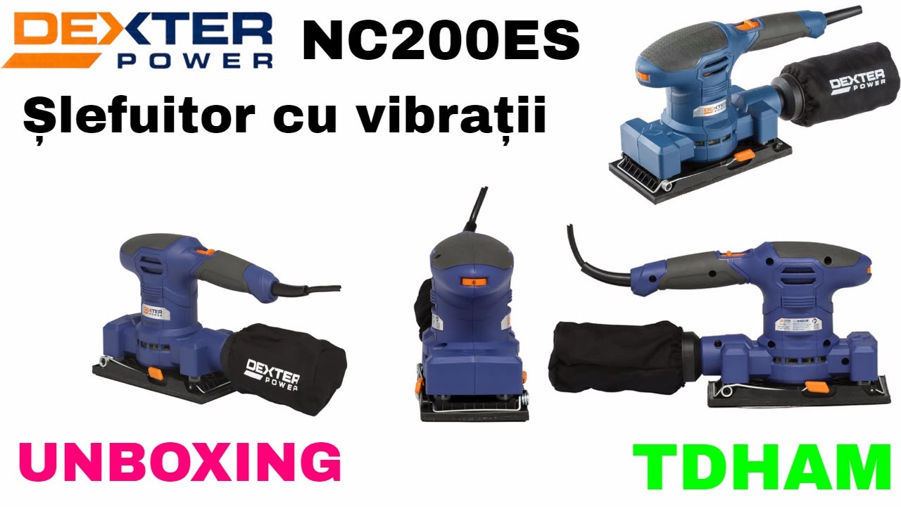 Slefuitor cu vibratii DEXTER NC200ES