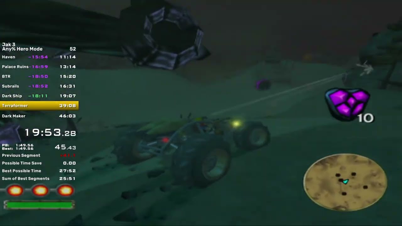 [OLD PB] Jak 3 Hero Mode Speedrun in 27:45