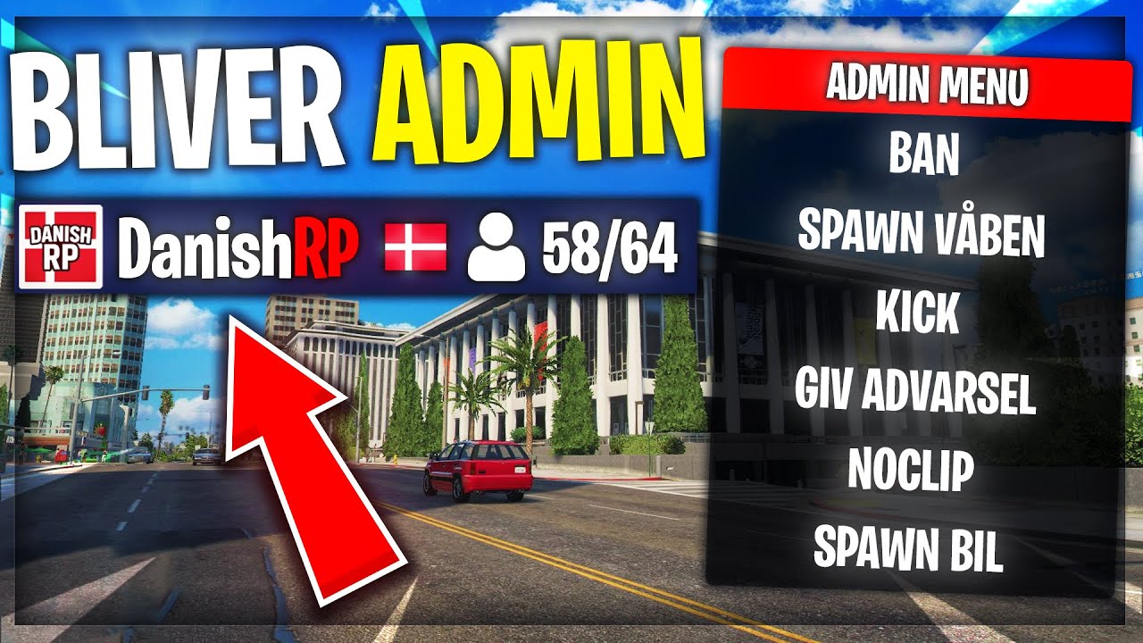 Spiller P&aring; DanishRP - DANSK GTA 5 RP FIVEM
