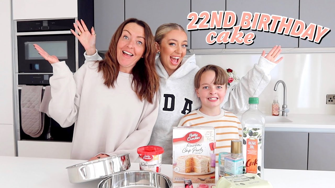 Baking My 22nd Birthday Cake With My Family