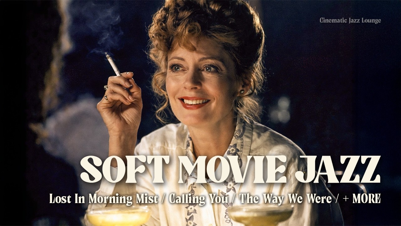 Movie Jazz 🎬 Vintage Lounge Nights & Classic Movie | Cinematic Jazz Lounge