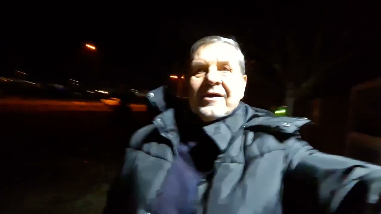 Na Skwerze Kapitanów wieczorem 18.02.2026 
