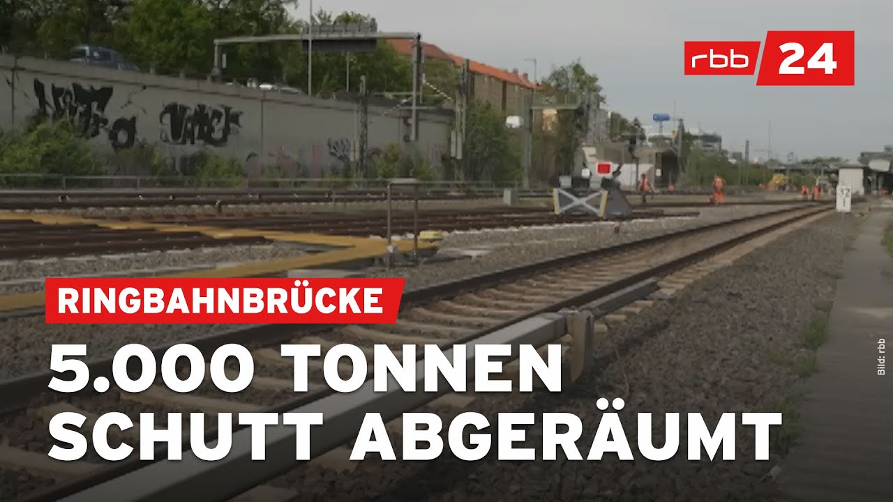 A100-Brücke: Ringbahn soll ab Montag wieder durchfahren