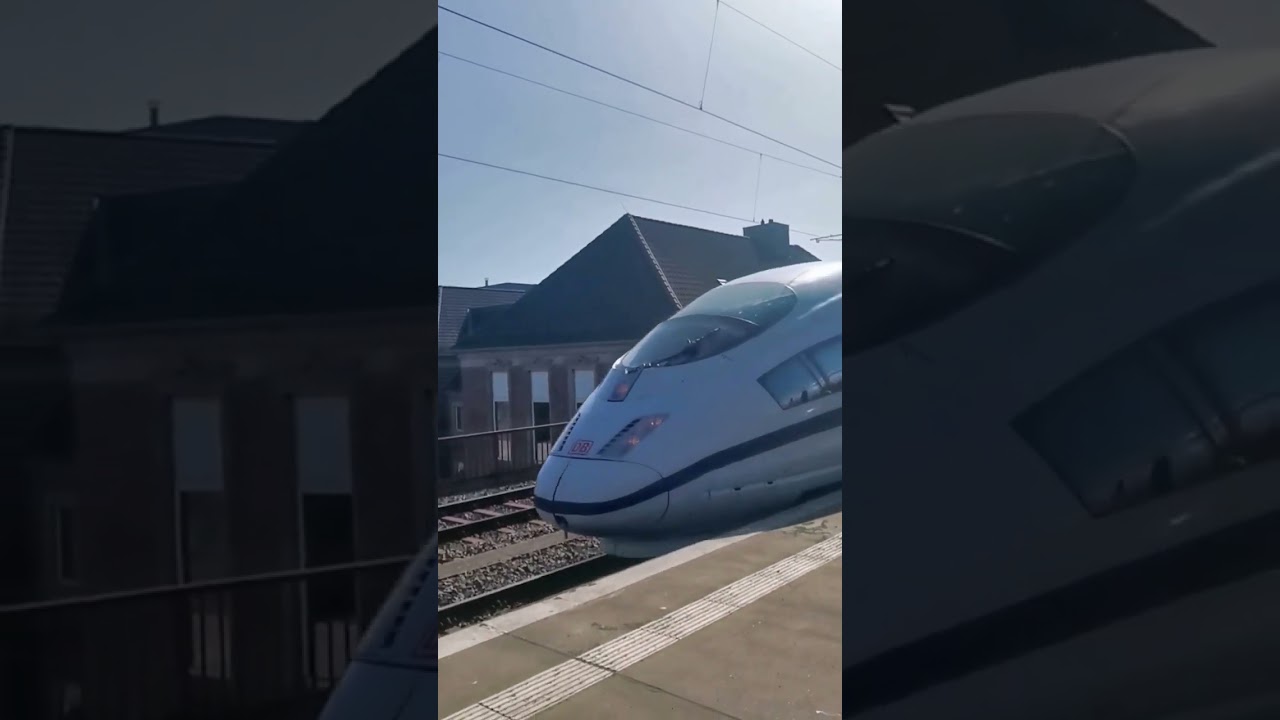 Europa ICE3M Abscussfahrt I Rheine #br406 #ice3m #ice #icetrain #trainspotting #viral #viralshorts