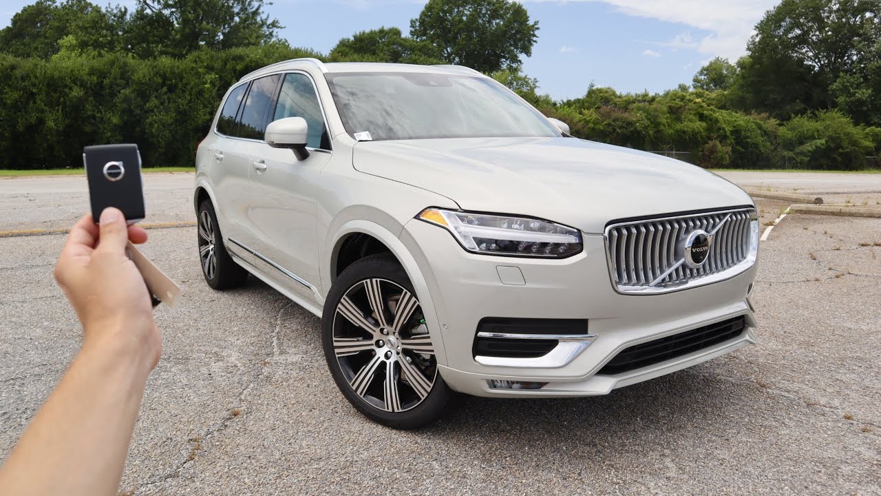 2022 Volvo XC90 T6 AWD Inscription 6-S: Start Up, Walkaround, POV, Test Drive and Review