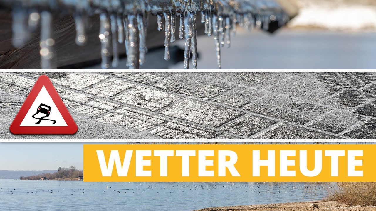 Wetter heute: Eisiger Nordosten, milder S&uuml;dwesten, dazwischen Gl&auml;tte