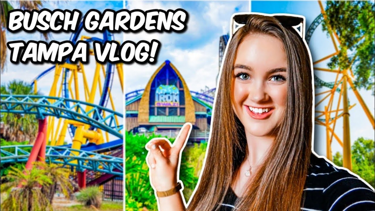 Visiting BUSCH GARDENS TAMPA BAY! | Riding AWESOME Roller Coasters!