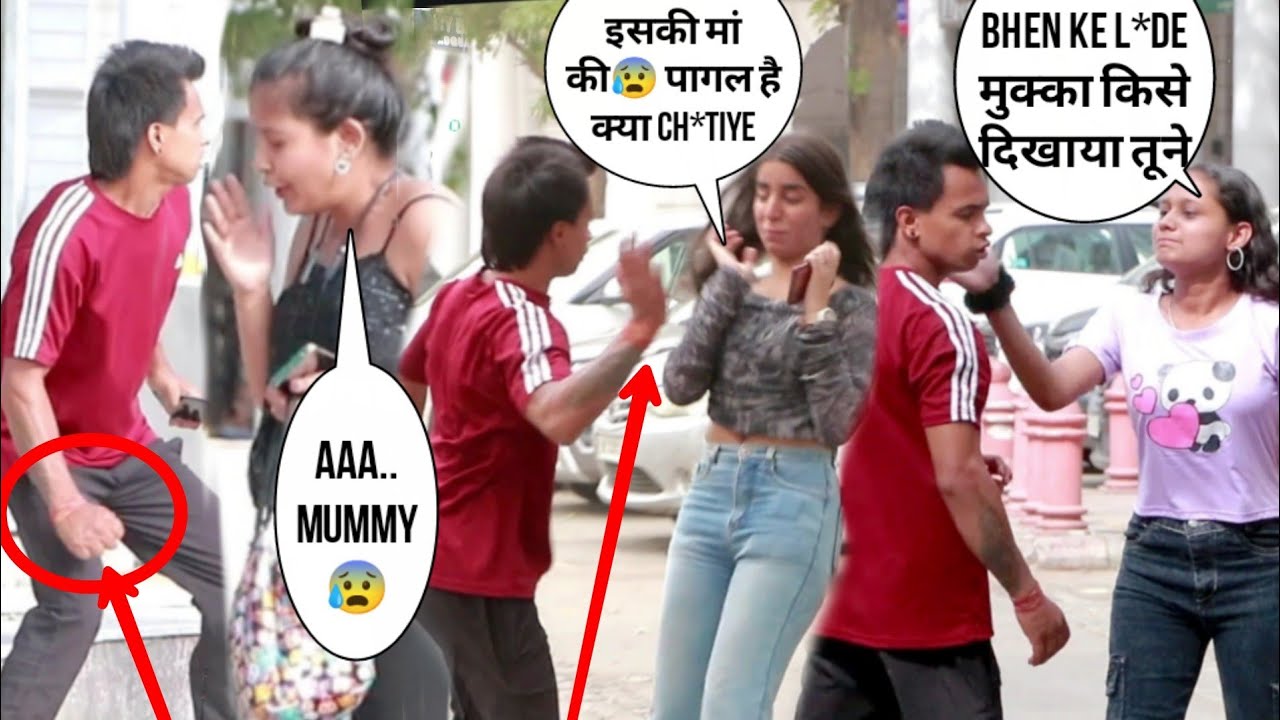 slapping cute girls prank 😂 Epic Reaction | Slapping strangers prank 😂 | Sumit rawat prank
